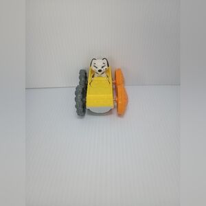 1990 McDonalds Reversible Car Dog Orange & Gray Wheels. Vintage.